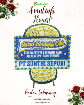 Papan Bunga Duka di Simpang Hulu